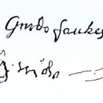 Guy Fawkes's autograph, before and after he was tortured