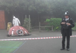 North Harringay Primary School UFO crash